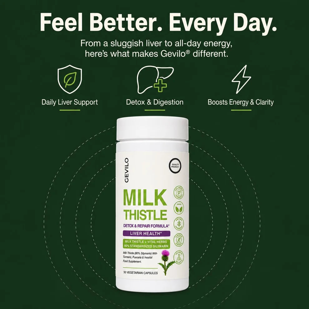 Gevilo® Milk Thistle Liver & Digestive Relief