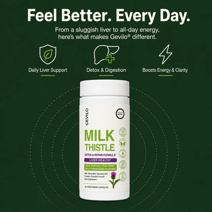 Gevilo® Milk Thistle Liver & Digestive Relief