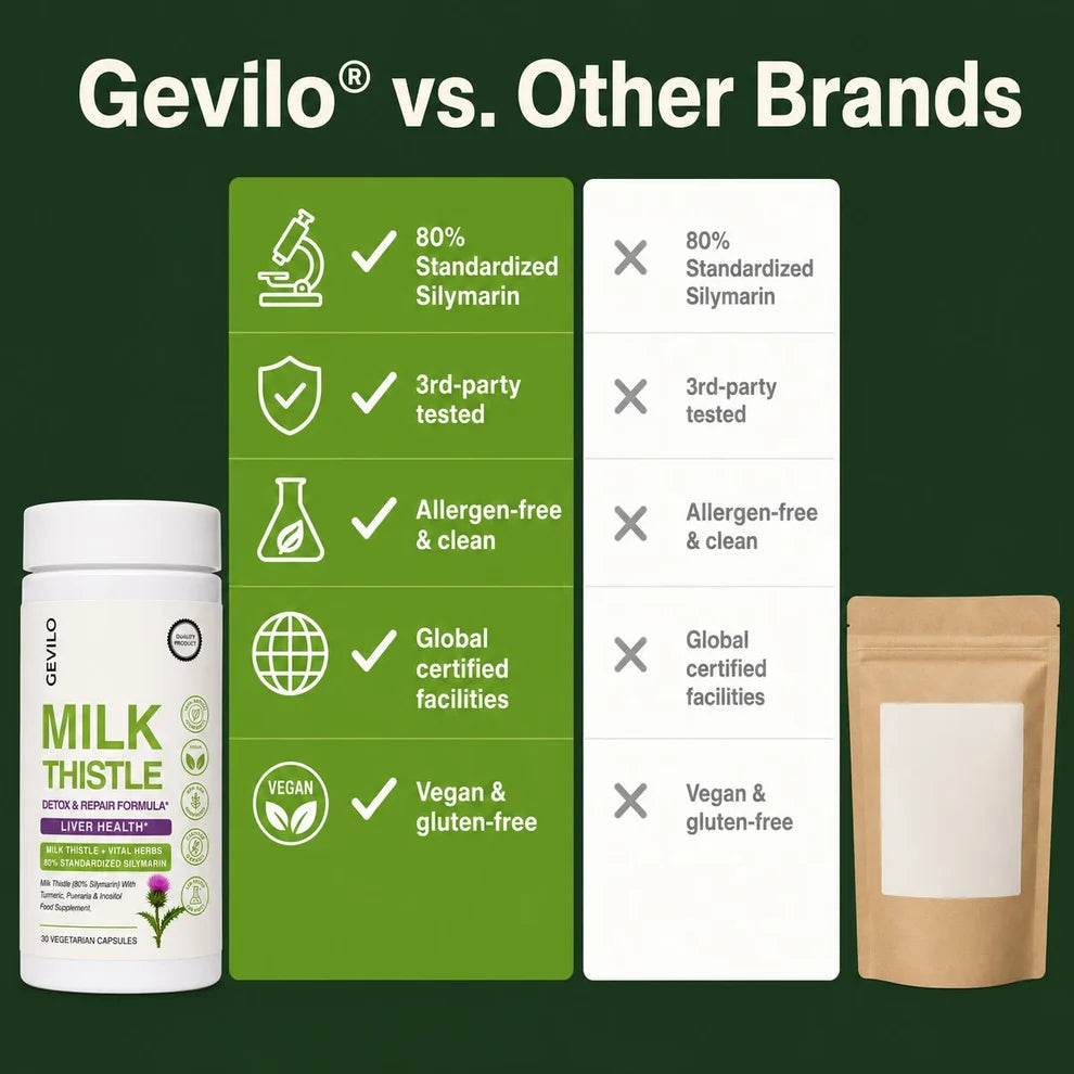 Gevilo® Milk Thistle Liver & Digestive Relief